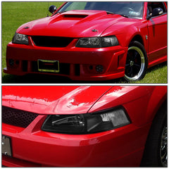 DNA Motoring HL-OH-FM99-BK-CL1 headlight passenger-side supports straightforward plug-n-play installation.