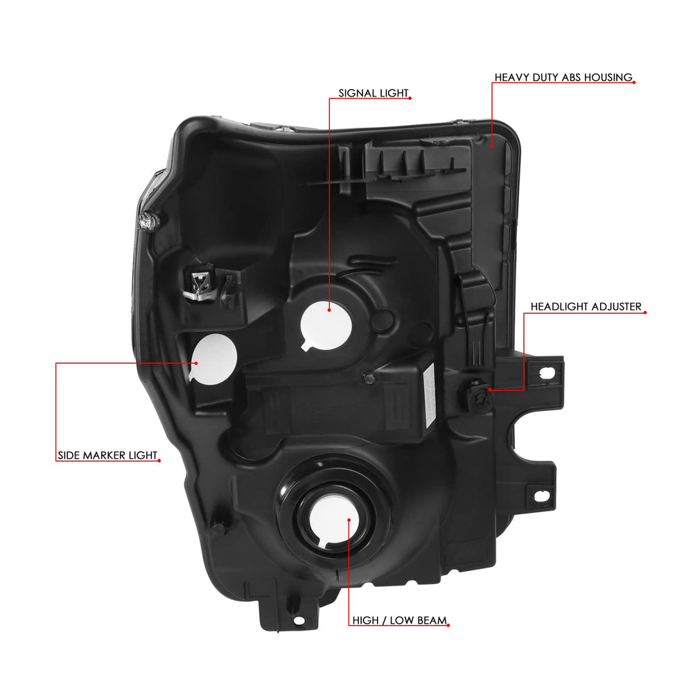 DNA MOTORING HL-OH-FSU13-BK-CL1 assembly image demonstrates direct bolt-on replacement
