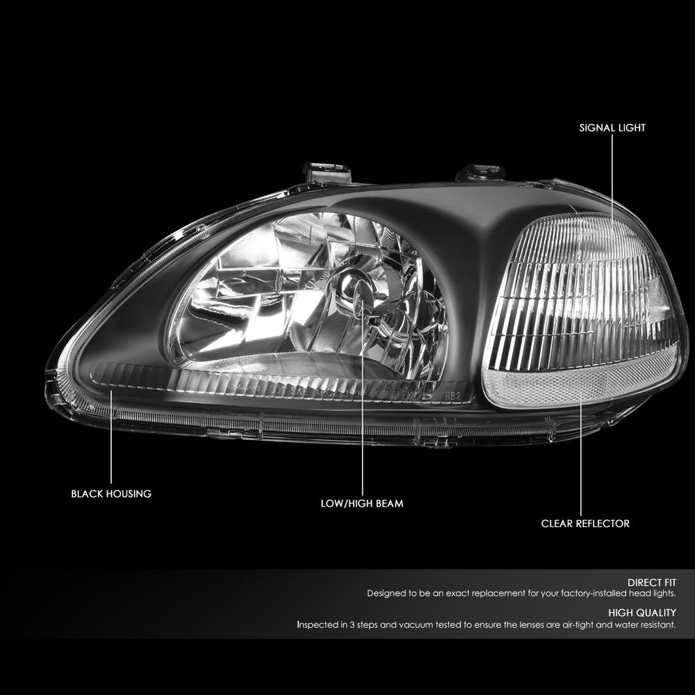 DNA MOTORING driver-side angle showing plug-n-play installation for quick OE fit.