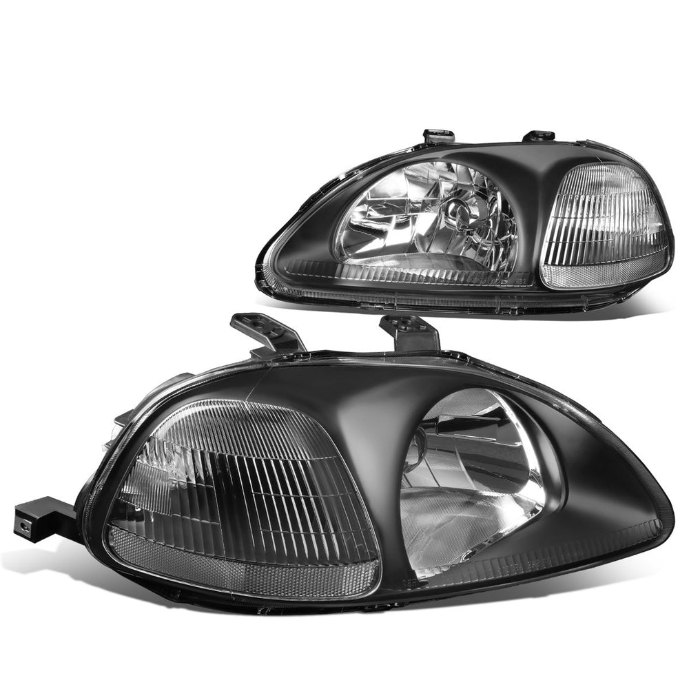DNA MOTORING front view headlight for Honda Civic enhances nighttime visibility.