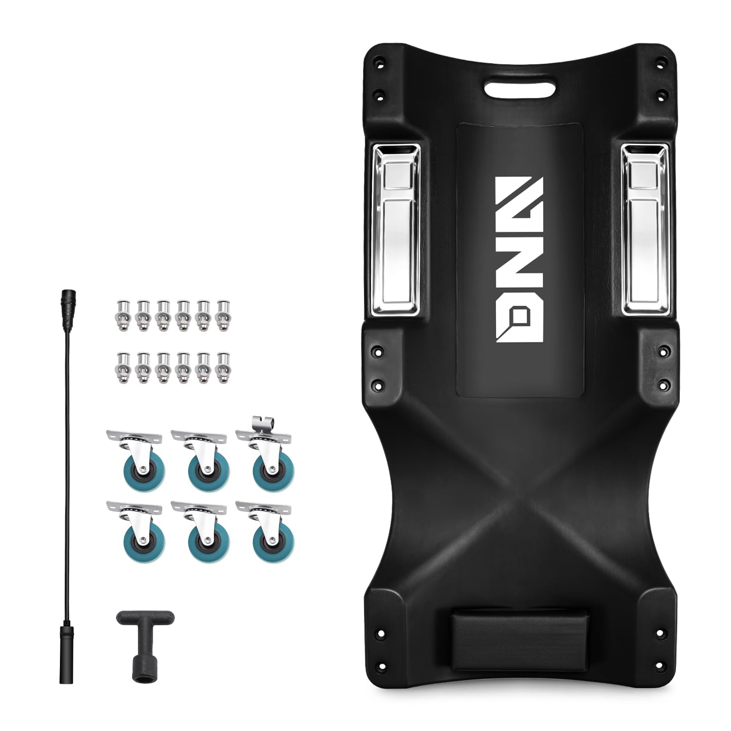 DNA Motoring low-profile deck designed for easy sliding in tight automotive spaces.