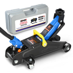 DNA Motoring low-profile jack side view for under-vehicle access