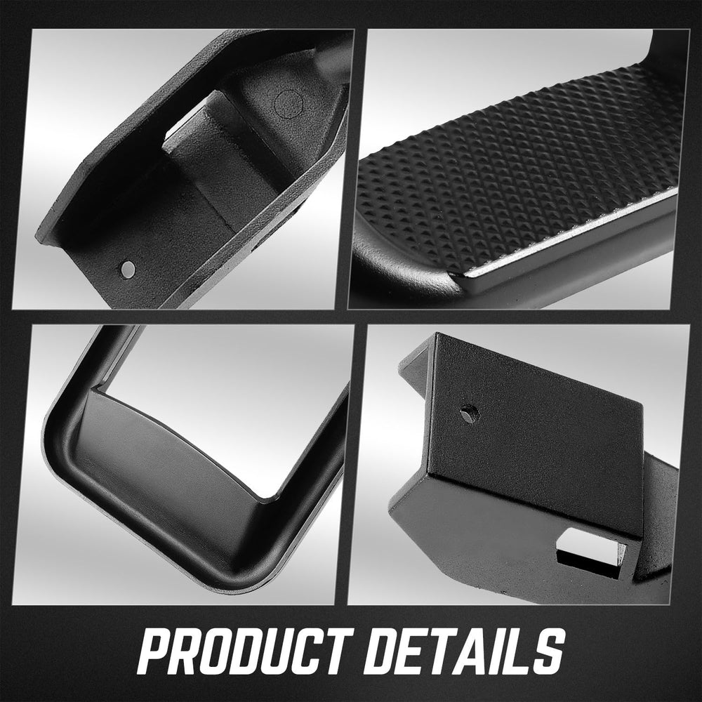 DNA Motoring matte black finish adds rugged style and weather resistance.