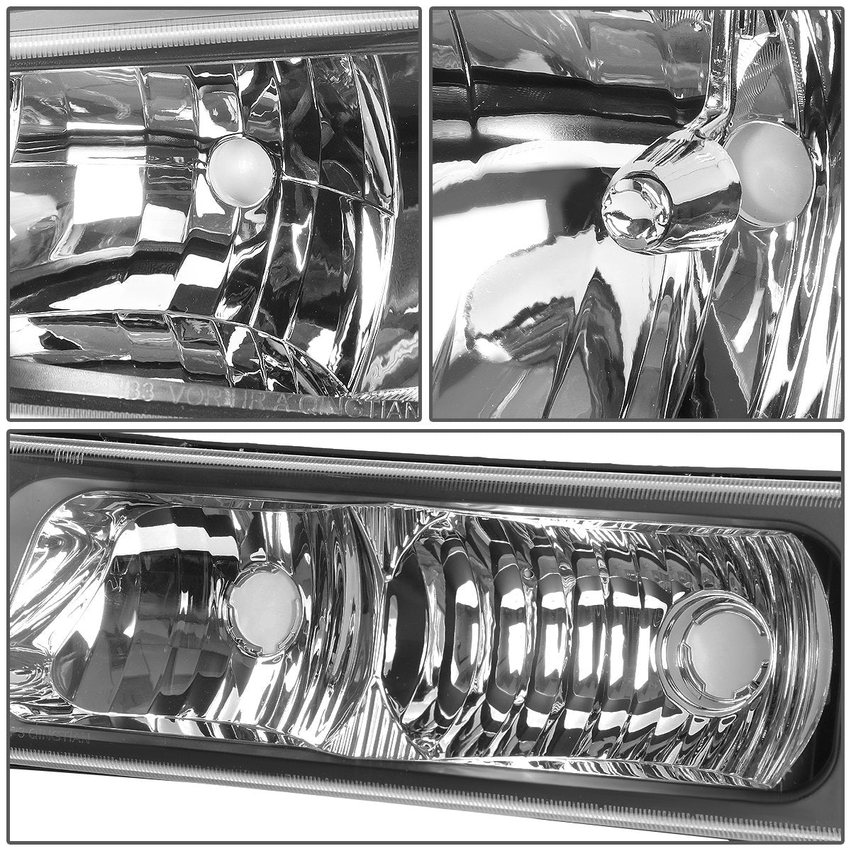 DNA MOTORING headlights for Chevy Silverado 04-06 front right, easy bolt-on upgrade.
