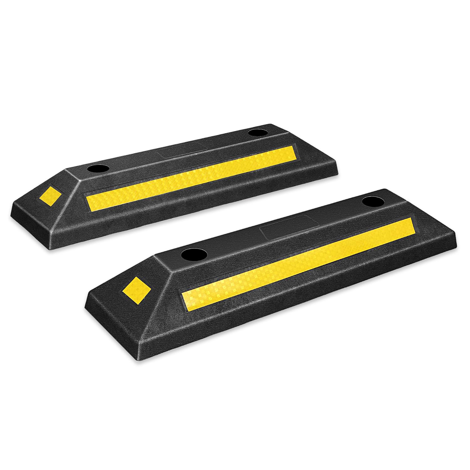 DNA Motoring parking stopper 21-inch full view shows rugged construction.