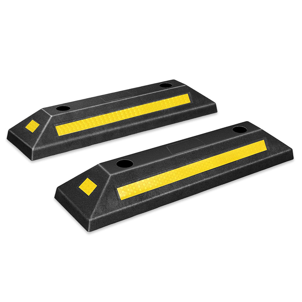 DNA Motoring parking stopper 21-inch full view shows rugged construction.
