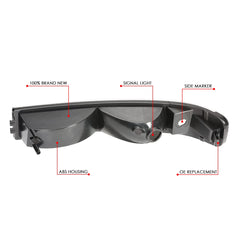 DNA MOTORING polycarbonate lens closeup highlighting clear visibility