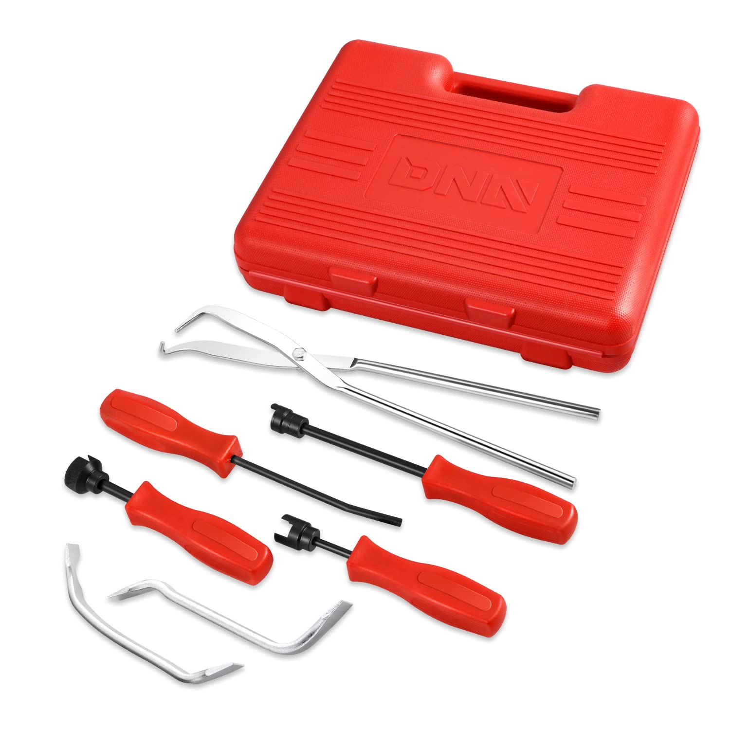 DNA Motoring retainer spring compressor enabling fast, safe compression during brake assembly