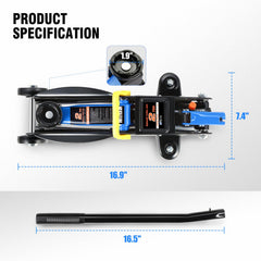 DNA Motoring swivel casters enable smooth garage maneuvering