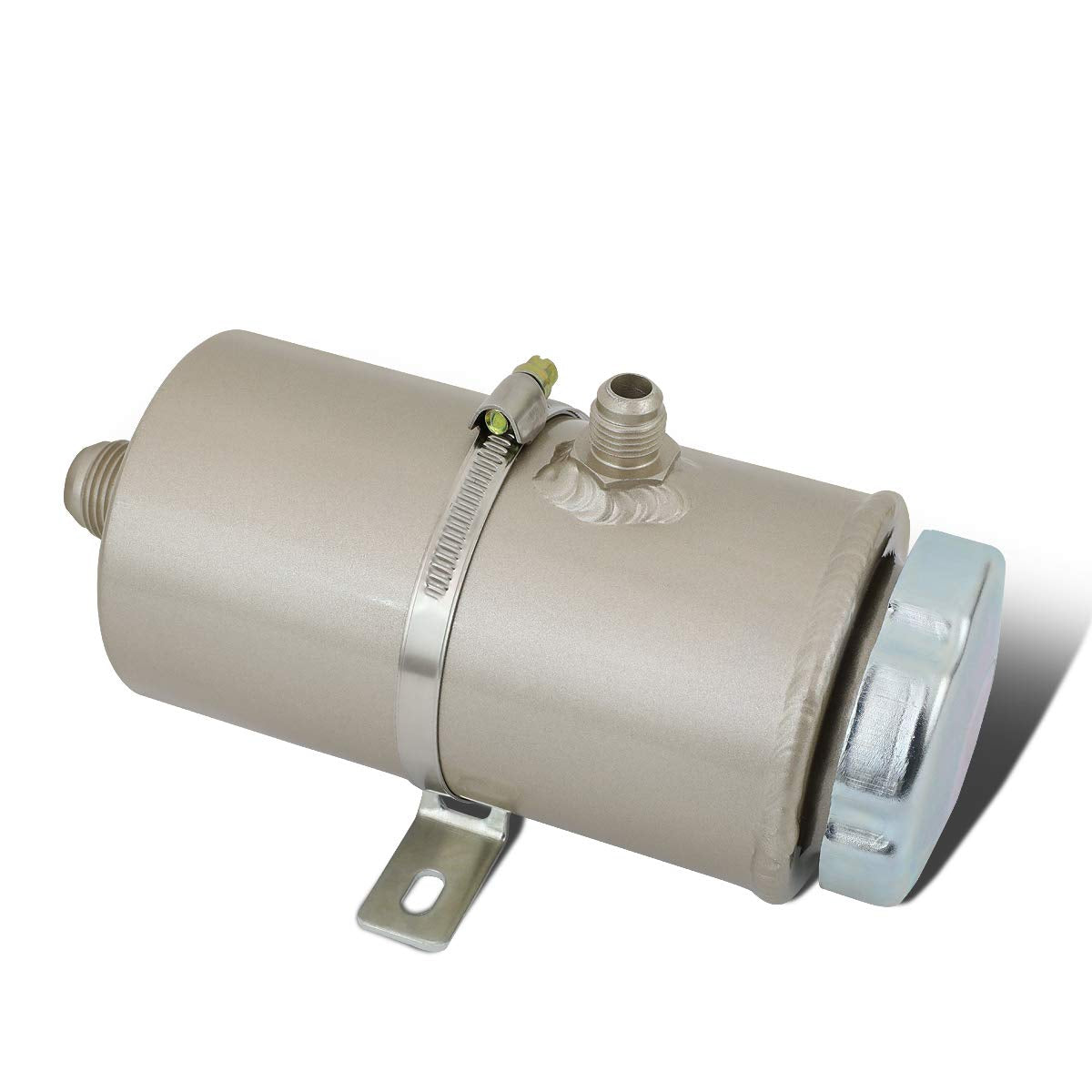 DNA Motoring Tank-PS-005 aluminum power steering reservoir for rugged, reliable performance.