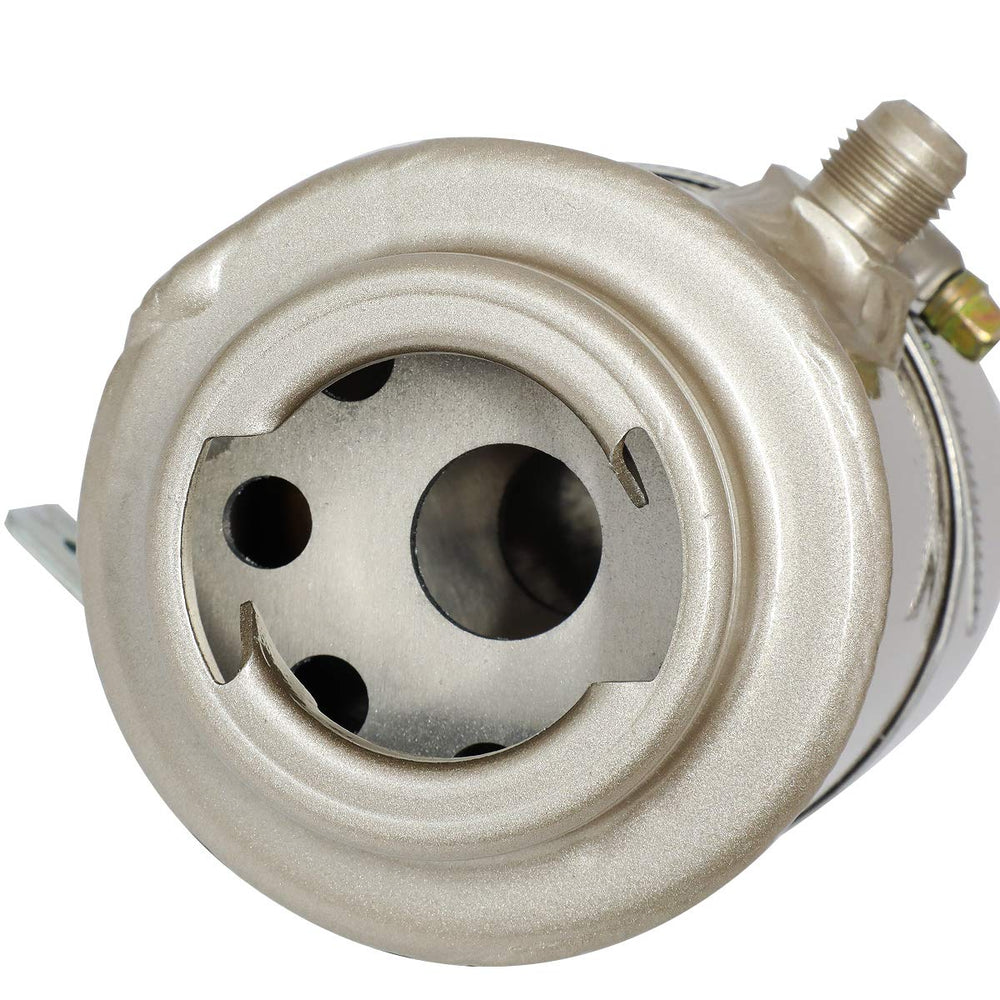 DNA Motoring Tank-PS-005 aluminum body with 7.75-inch height fits tight engine bays.