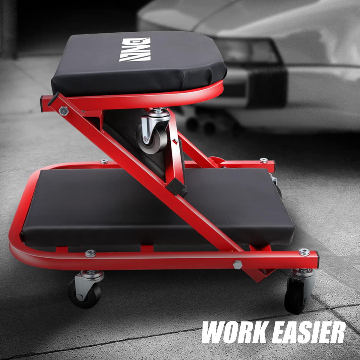 DNA MOTORING padded seat cushion provides comfortable support.