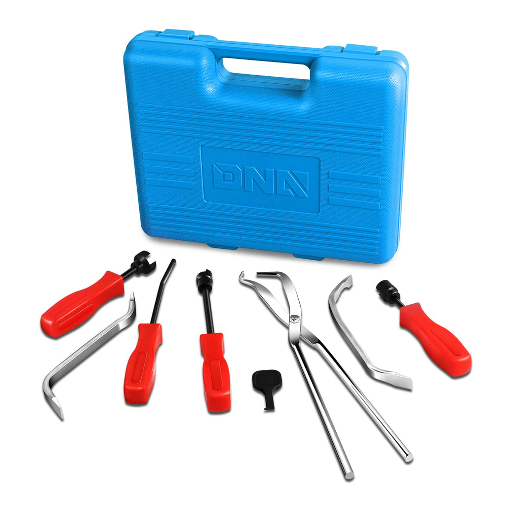 DNA Motoring brake spring pliers in action for quick drum brake service