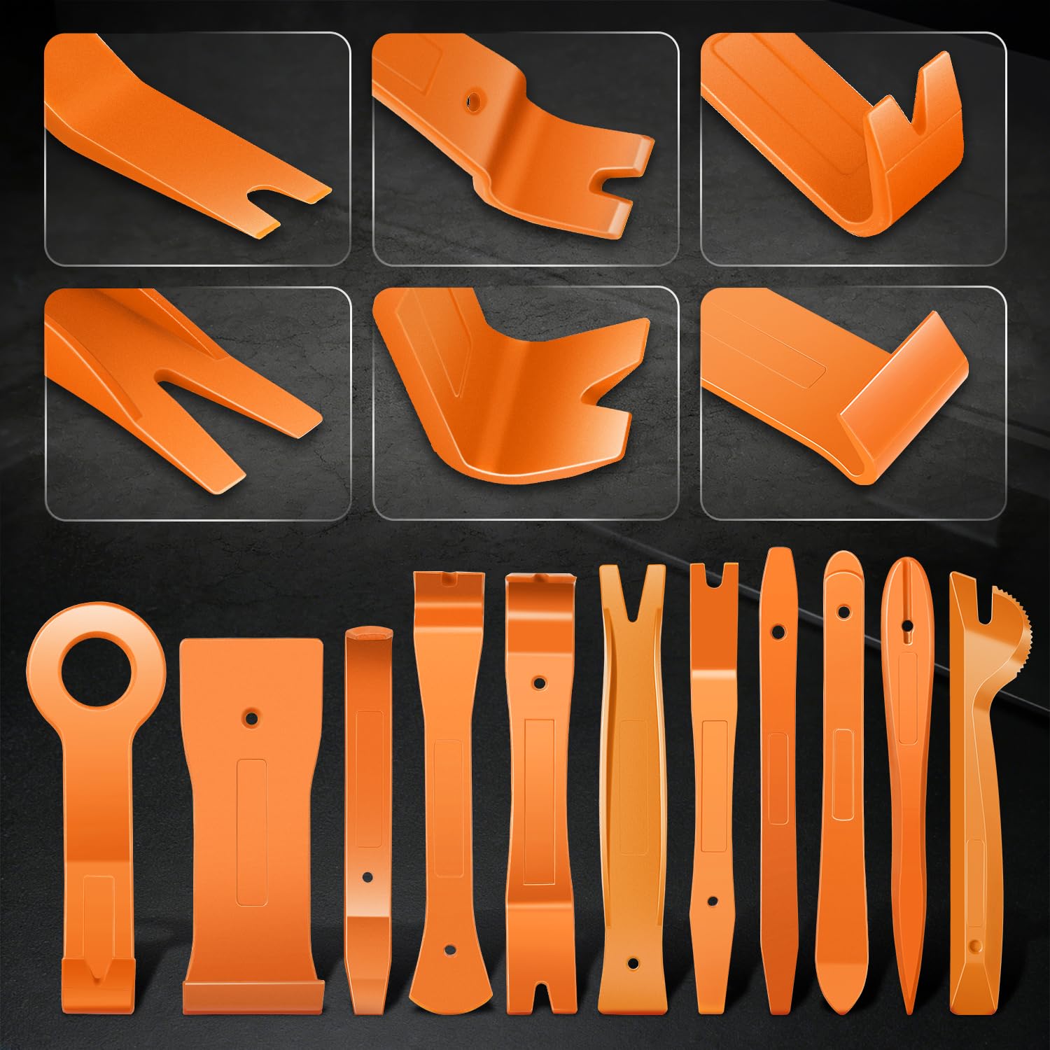DNA Motoring TOOLS-00248 moldings and emblems removal tools for precise prying