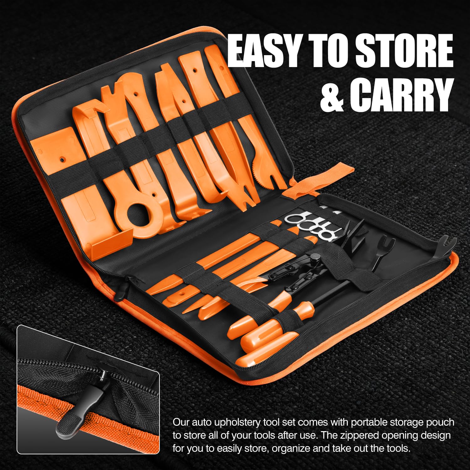 DNA Motoring TOOLS-00248 portable storage bag keeps tools organized