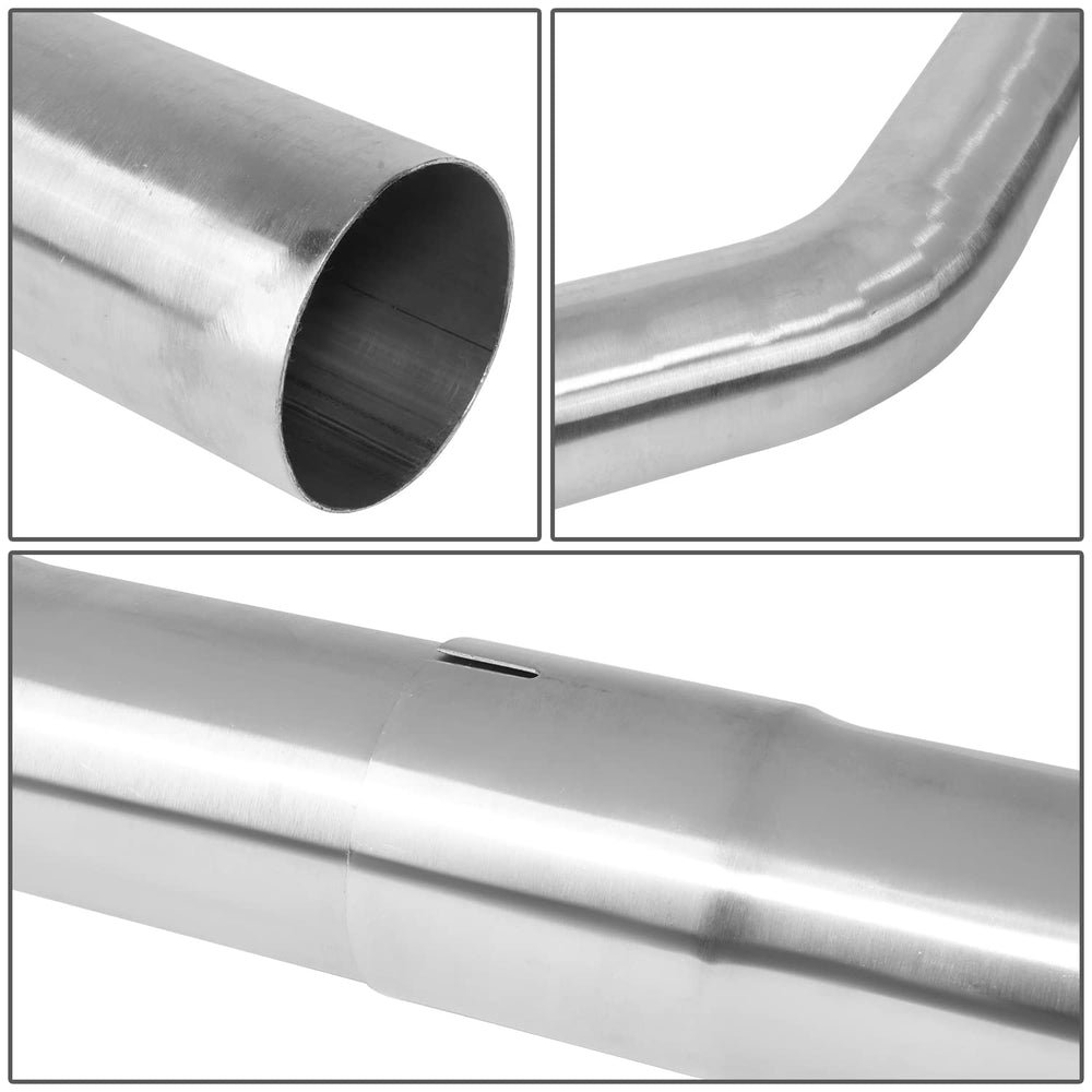 DNA MOTORING ZTL-30SS 45-degree pipe 3in for versatile fittings
