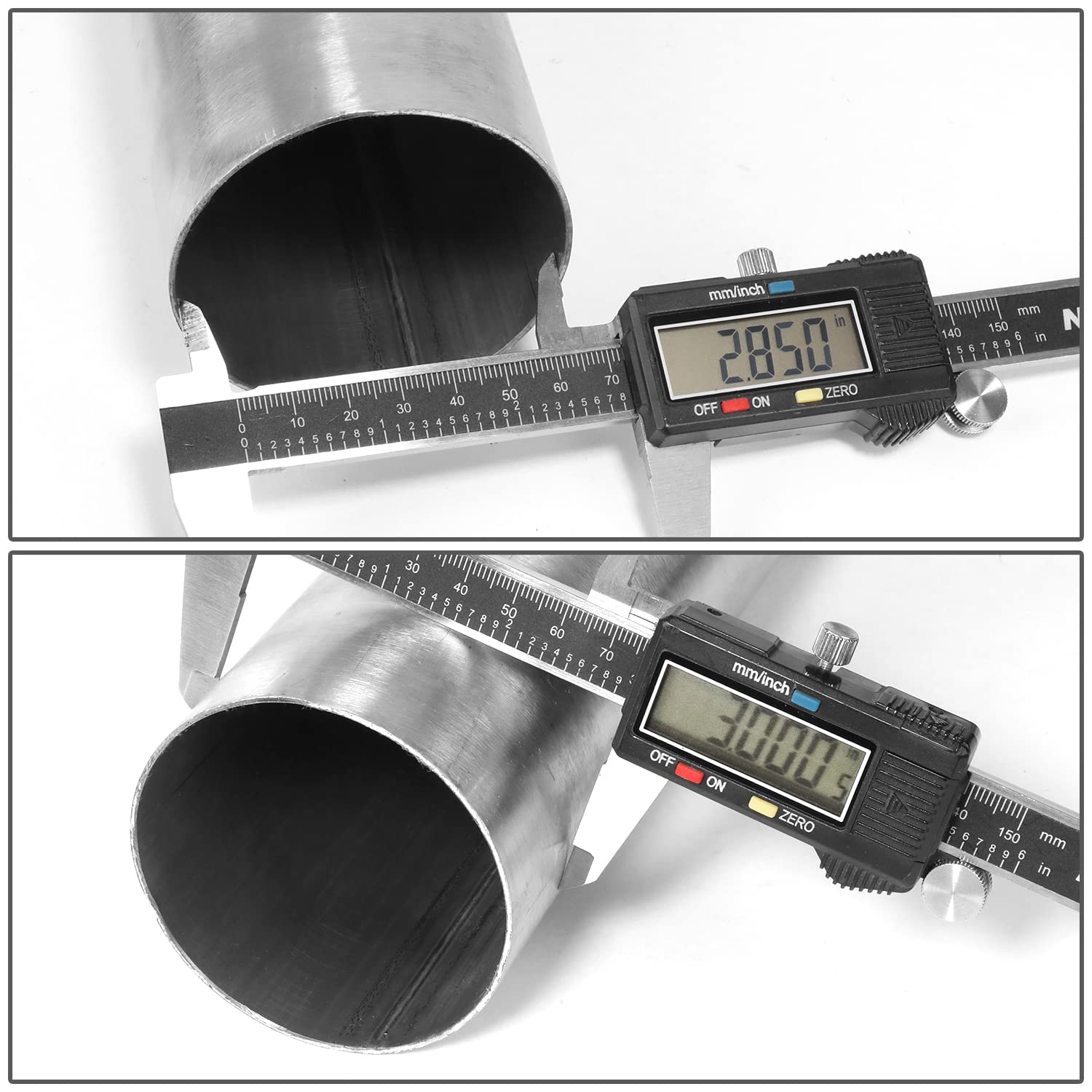 DNA MOTORING ZTL-30SS stainless assembly showing durable mandrel bends