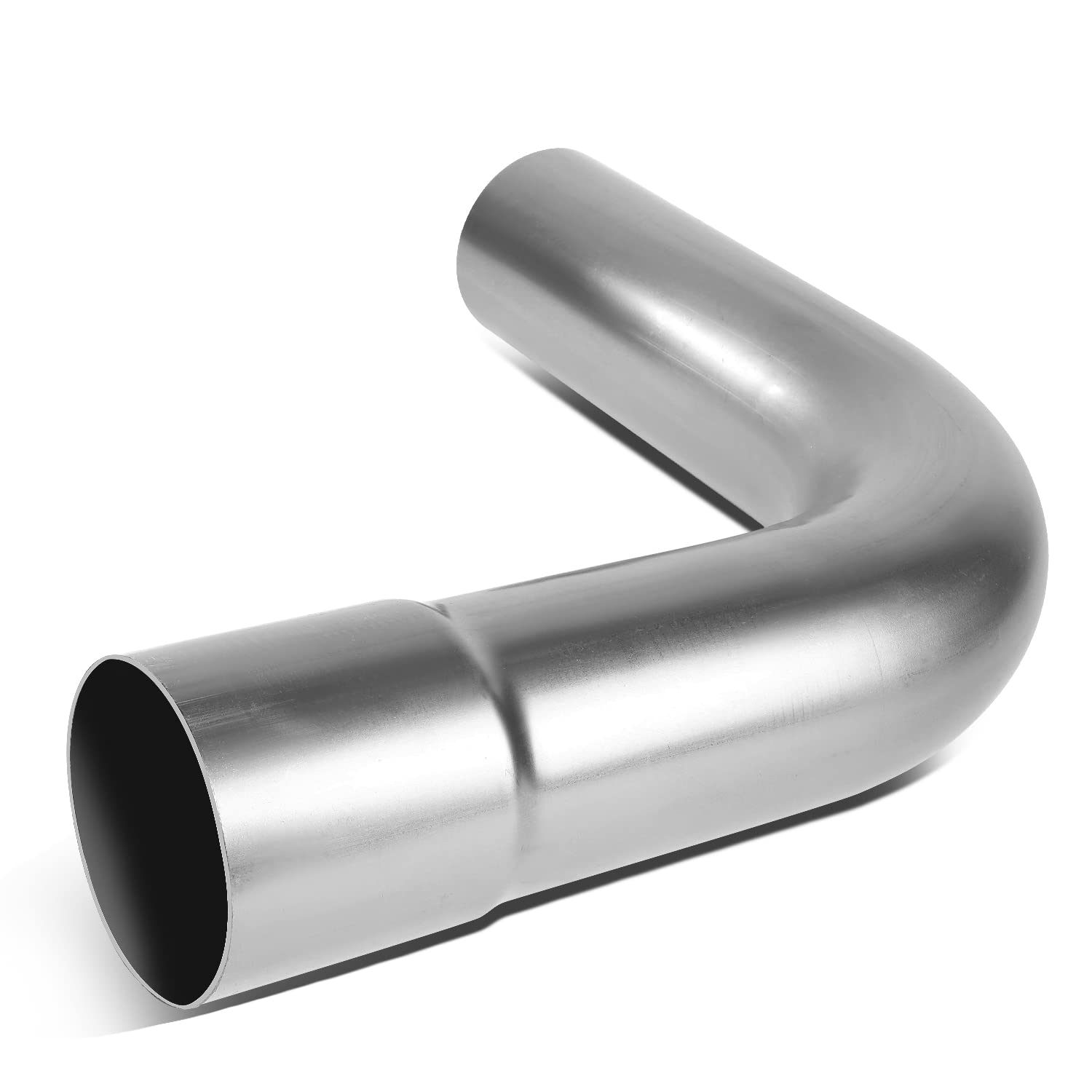 DNA Motoring ZTL-PP-25-90-RAW 90 degree bend pipe for custom exhaust fabrication