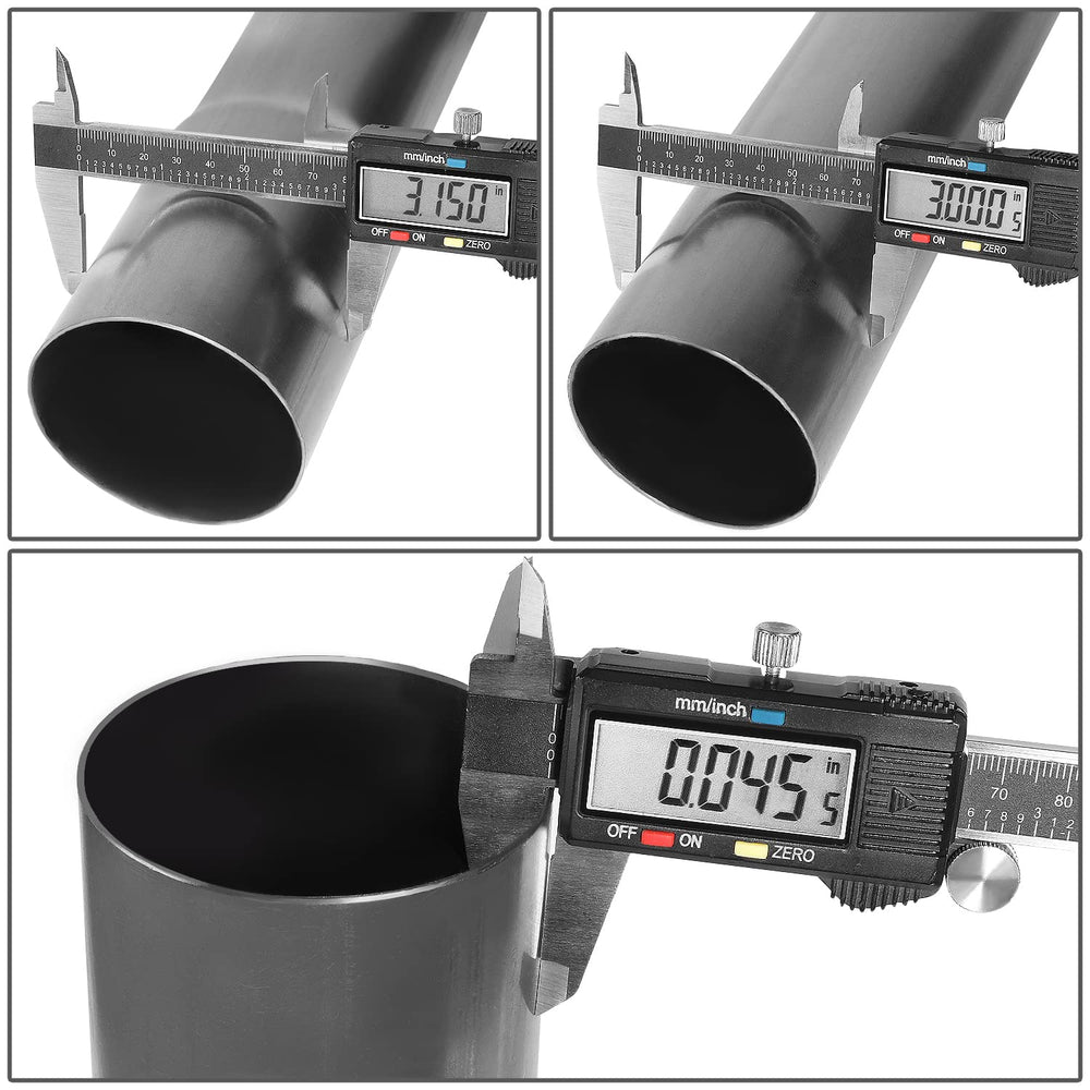 DNA MOTORING ZTL-PP-30-180-RAW universal fitment supports versatile mounting.