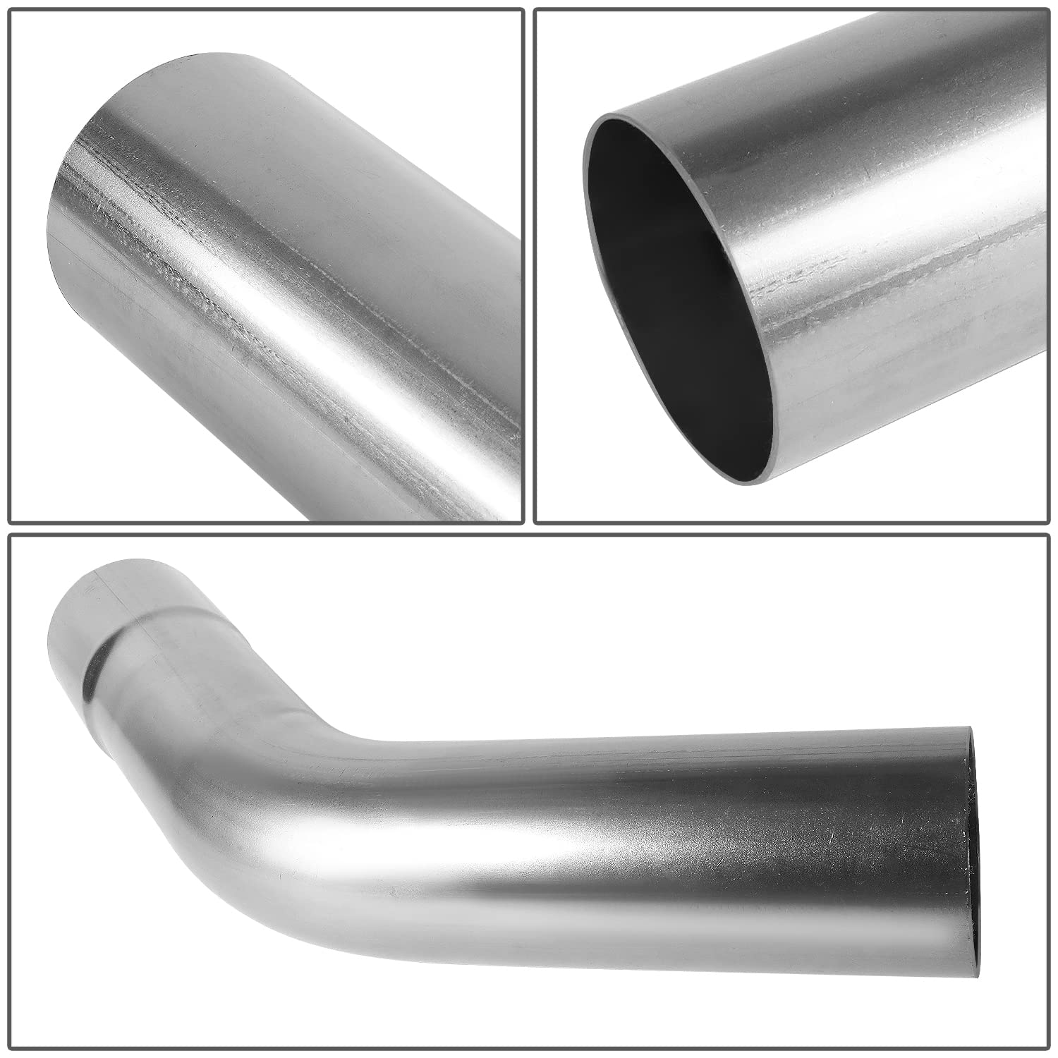 DNA MOTORING mild-steel mandrel-bends provide smooth interior flow.