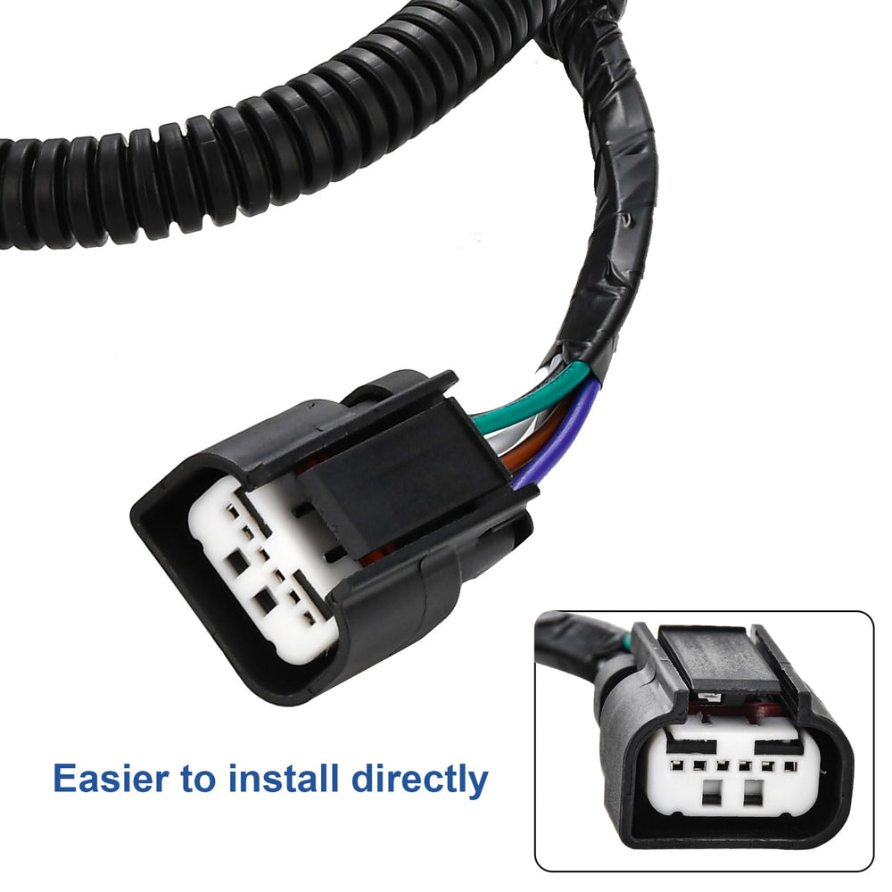 Dngbymx compatibility harness enables quick installation and reliable reversing signals.