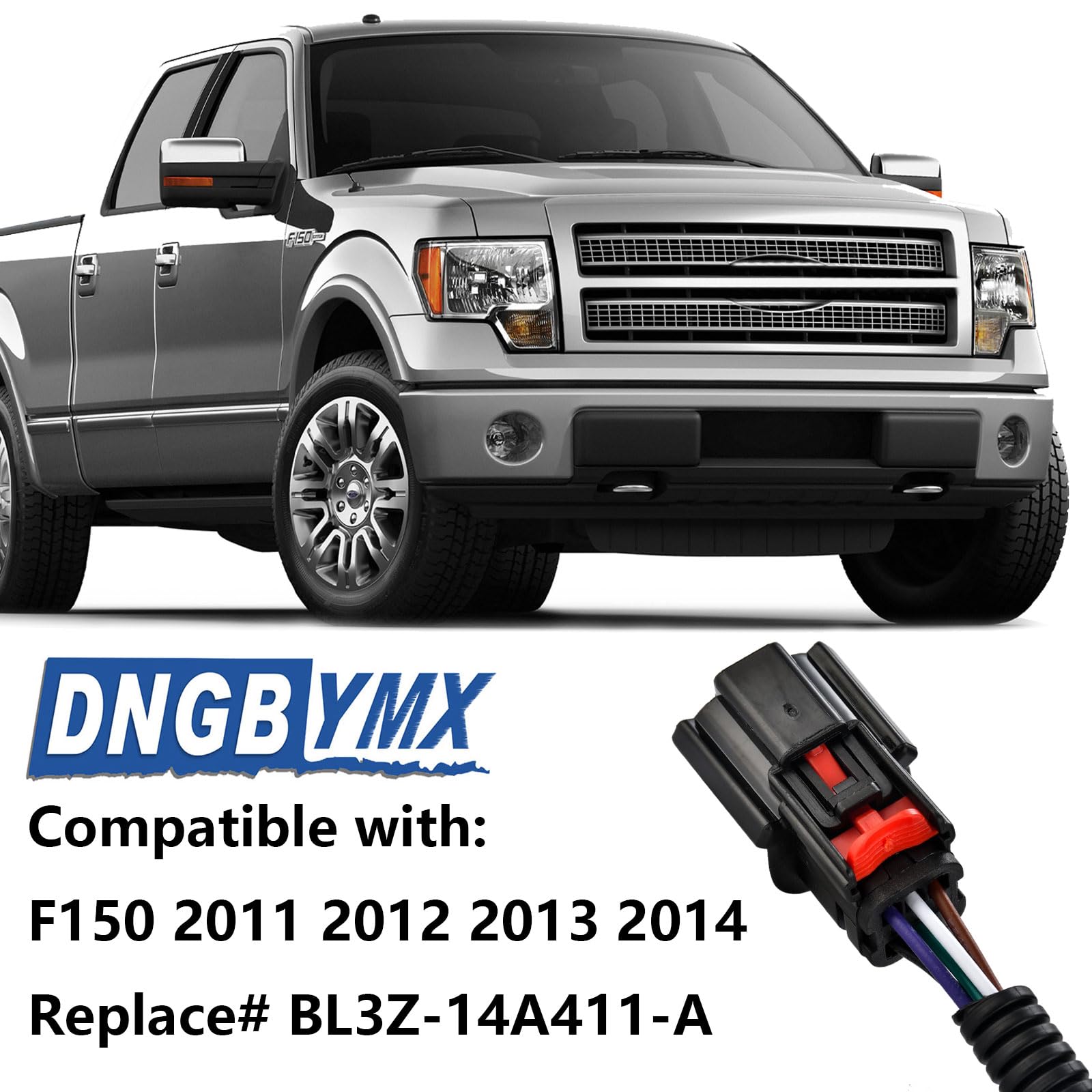 Dngbymx rear view camera adapter cable improves reversing visibility for safer parking.