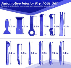 Doaho clip plier 2 in 1 assists easy fastener removal and clip installation.