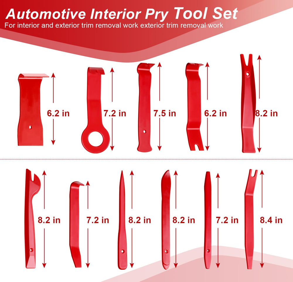 Doaho clip pliers 2-in-1 for efficient fastener removal with ergonomic handles.
