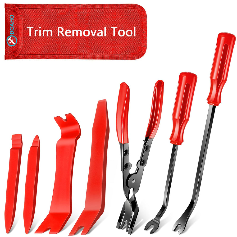 Doaho compact trim removal kit fits in car tool bag.