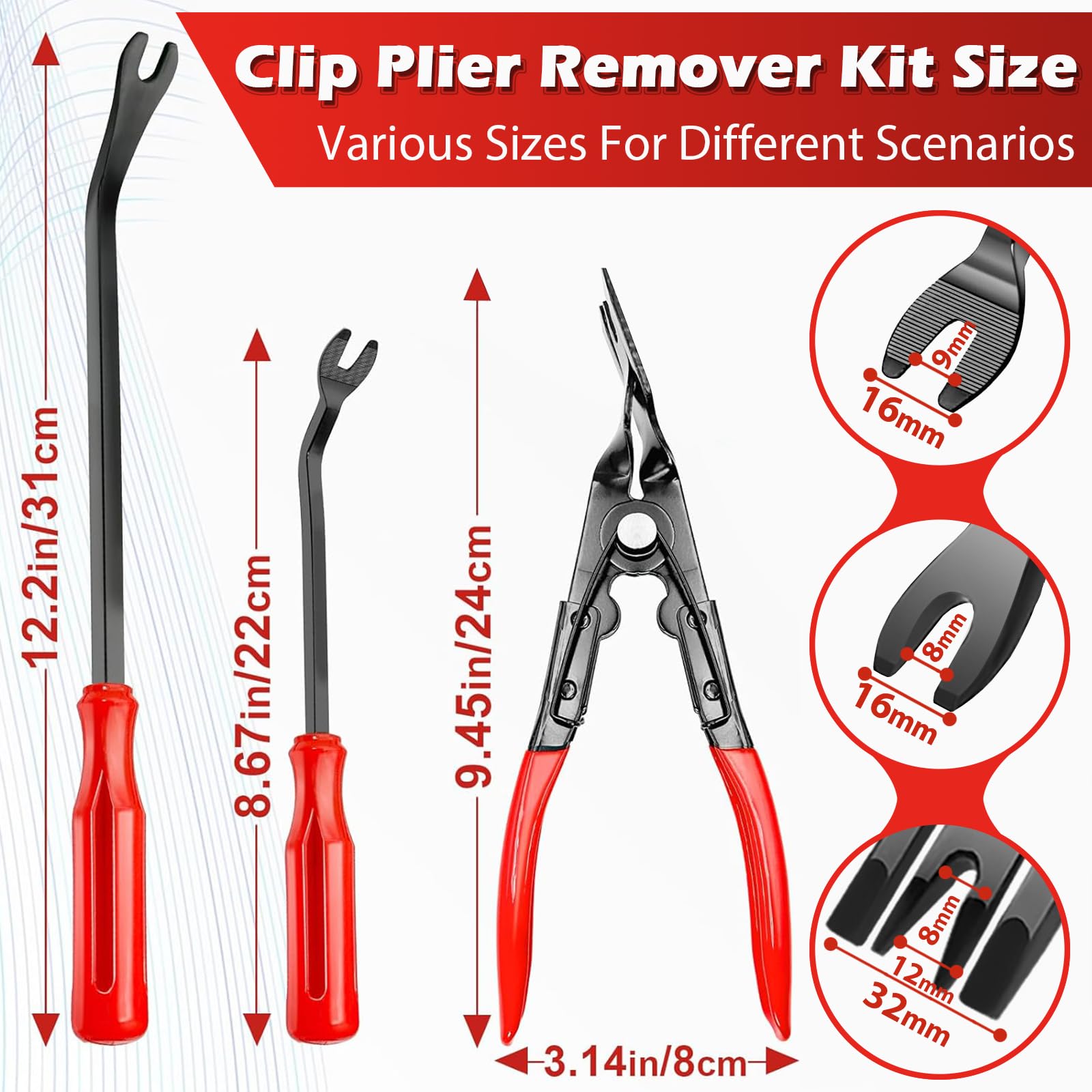 Doaho non-scratch plastic pry tools protect surfaces during removal.