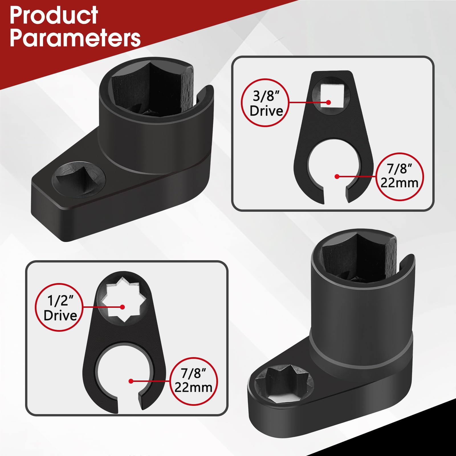 Dobur offset wrench enables access to sensors in confined areas.