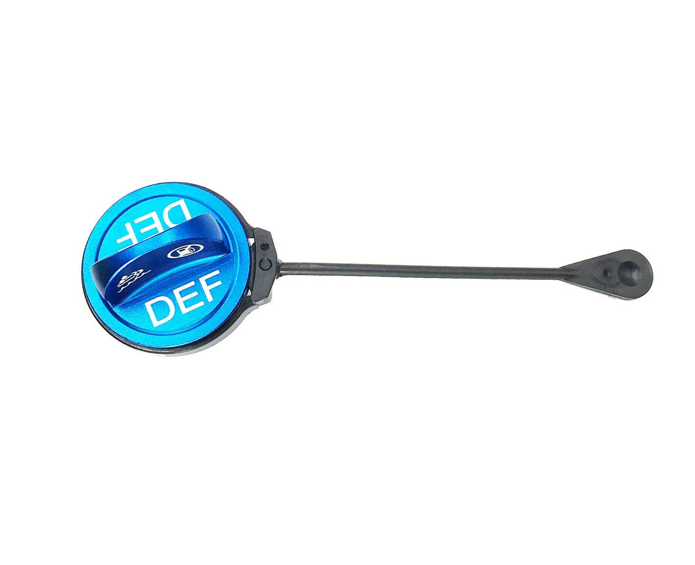 Ram diesel truck upgrade with DOCA caps at the fuel fill area.