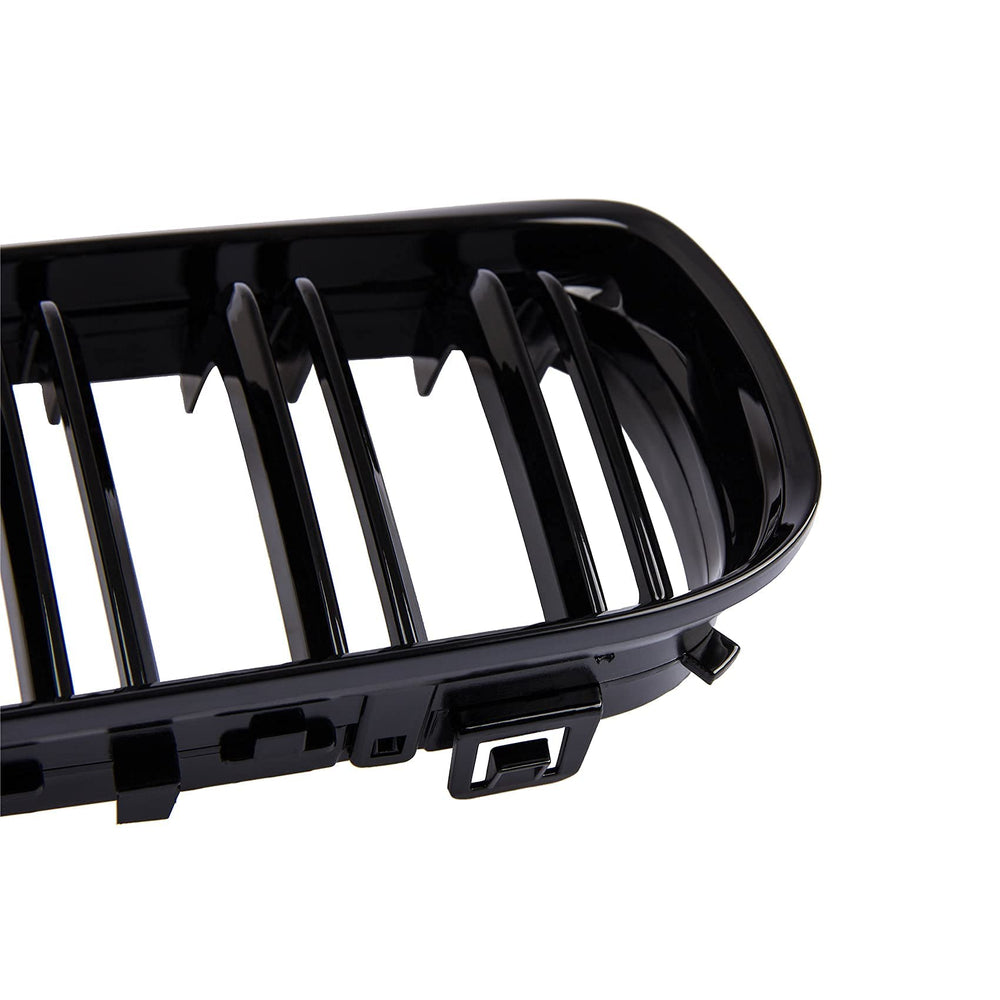 DOCAS pair of kidney grilles enhances the BMW E90's rugged modern stance.