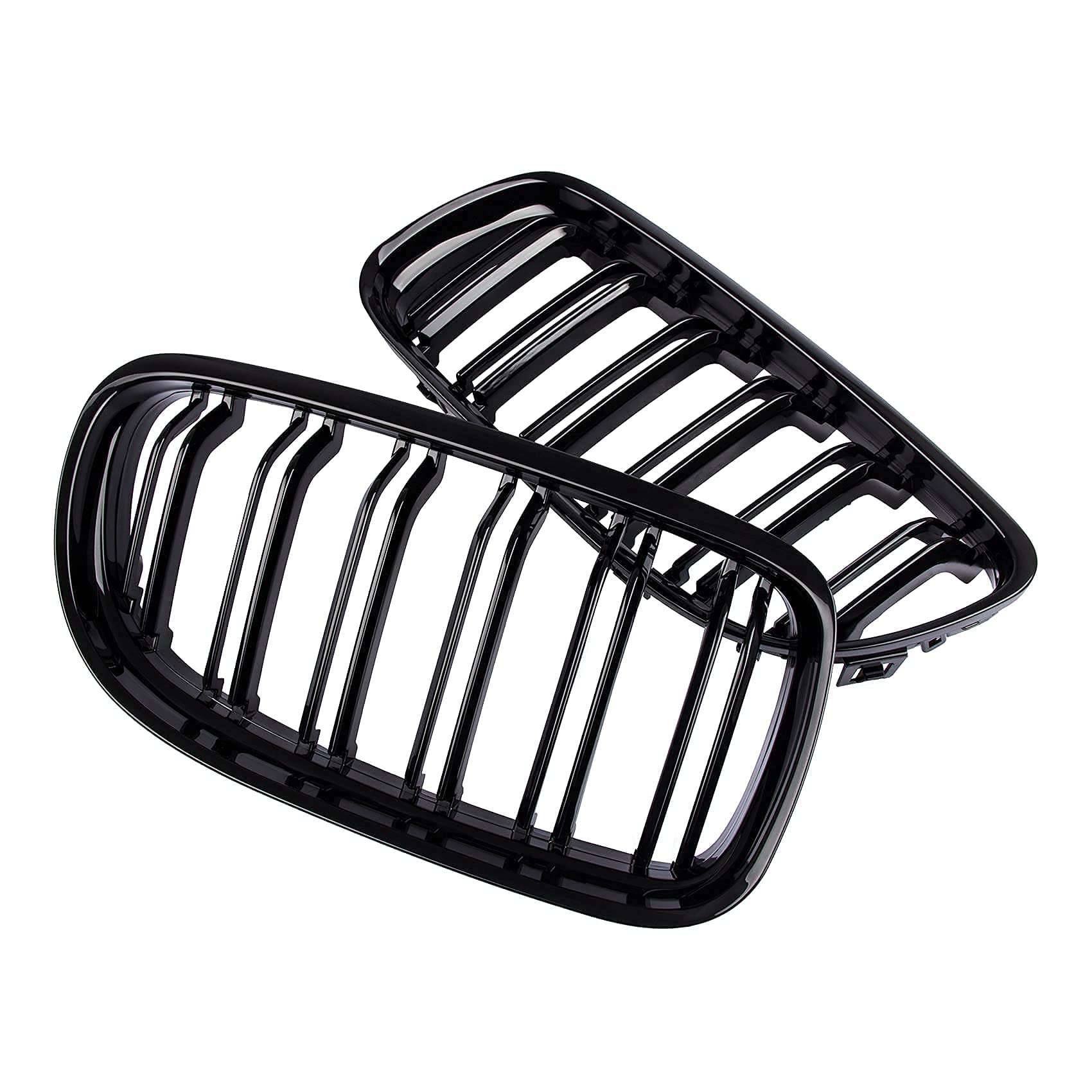DOCAS E90 front grille right featuring gloss black double-line to match your car's styling.