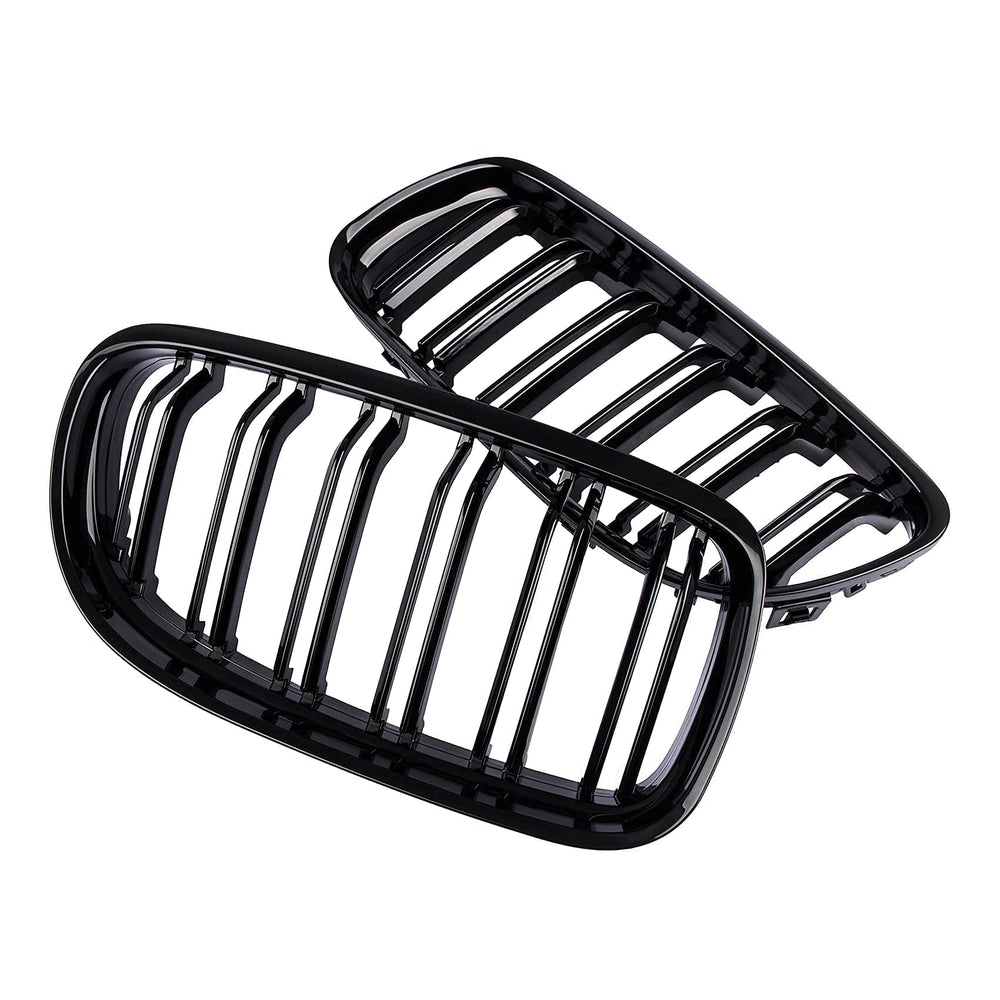 DOCAS E90 front grille right featuring gloss black double-line to match your car's styling.