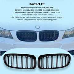 DOCAS E90 front grille installation shows snap-on fit for quick upgrades.