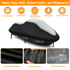 DOCEPERT windproof buckle design keeps the cover secure during windy conditions.