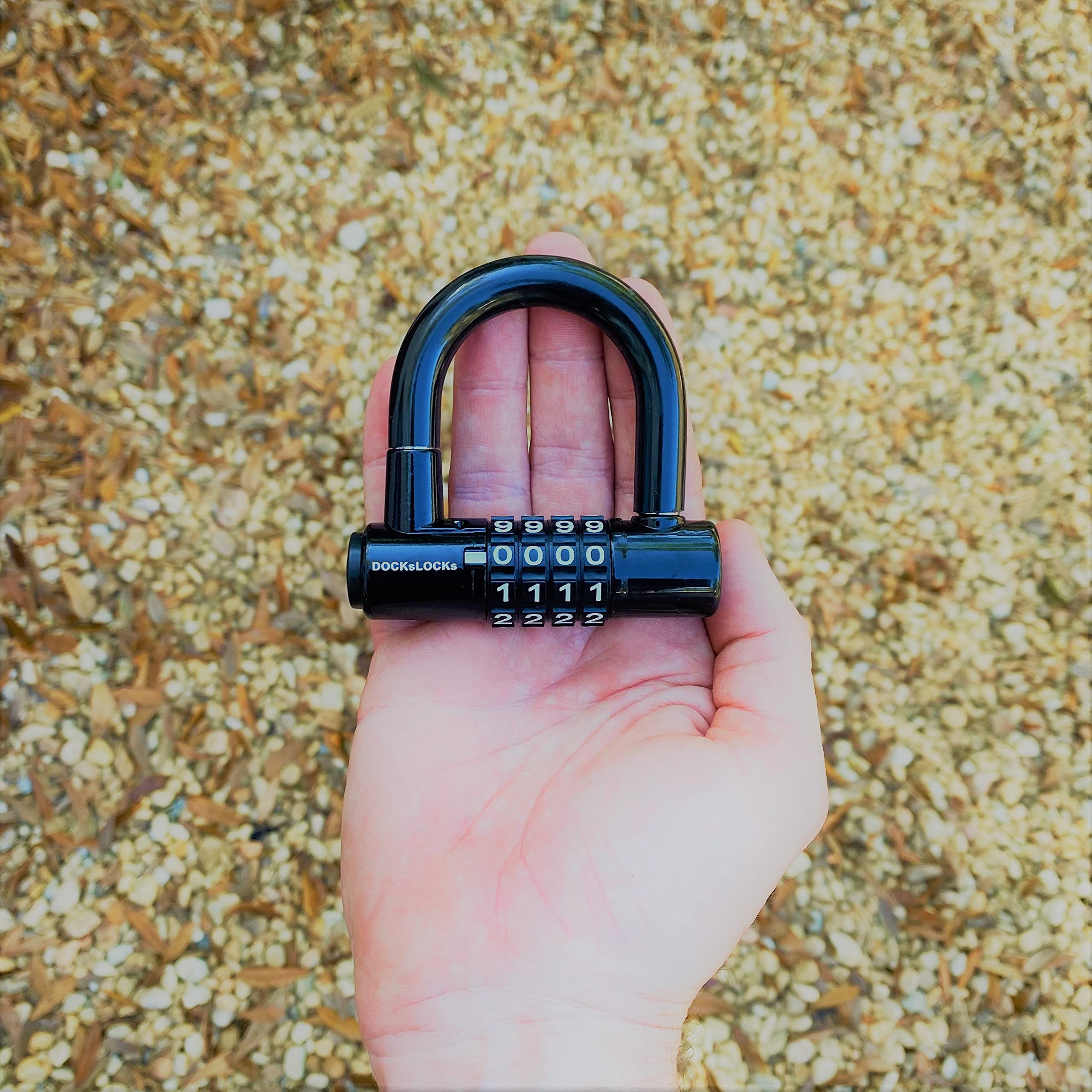 DocksLocks easy carry fits in bag or pocket for on-the-go security.