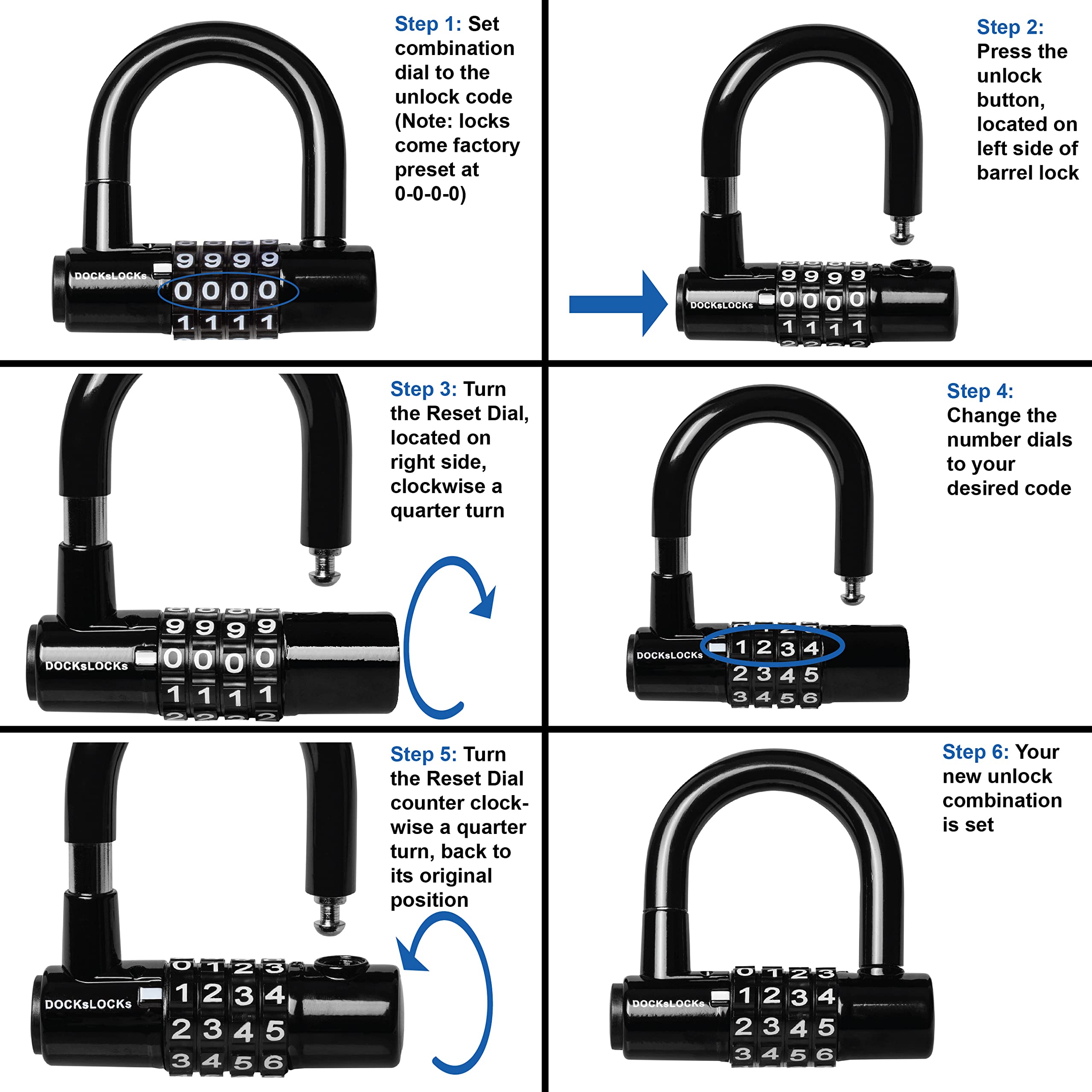 DocksLocks lightweight 9-ounce design slips into bags for daily carry.