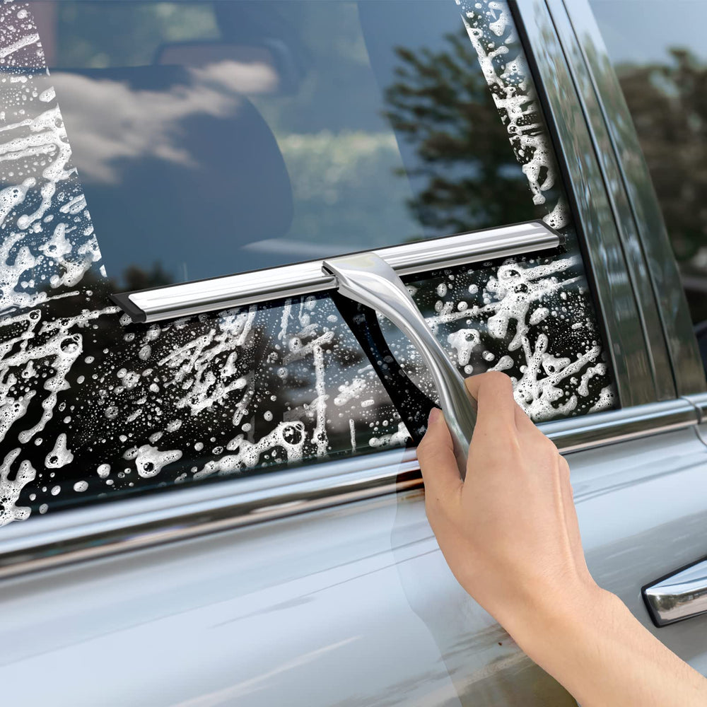 Docrok car window squeegee for clear, quick wipe