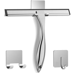 Docrok squeegee 14-inch on glass door for streak-free drying