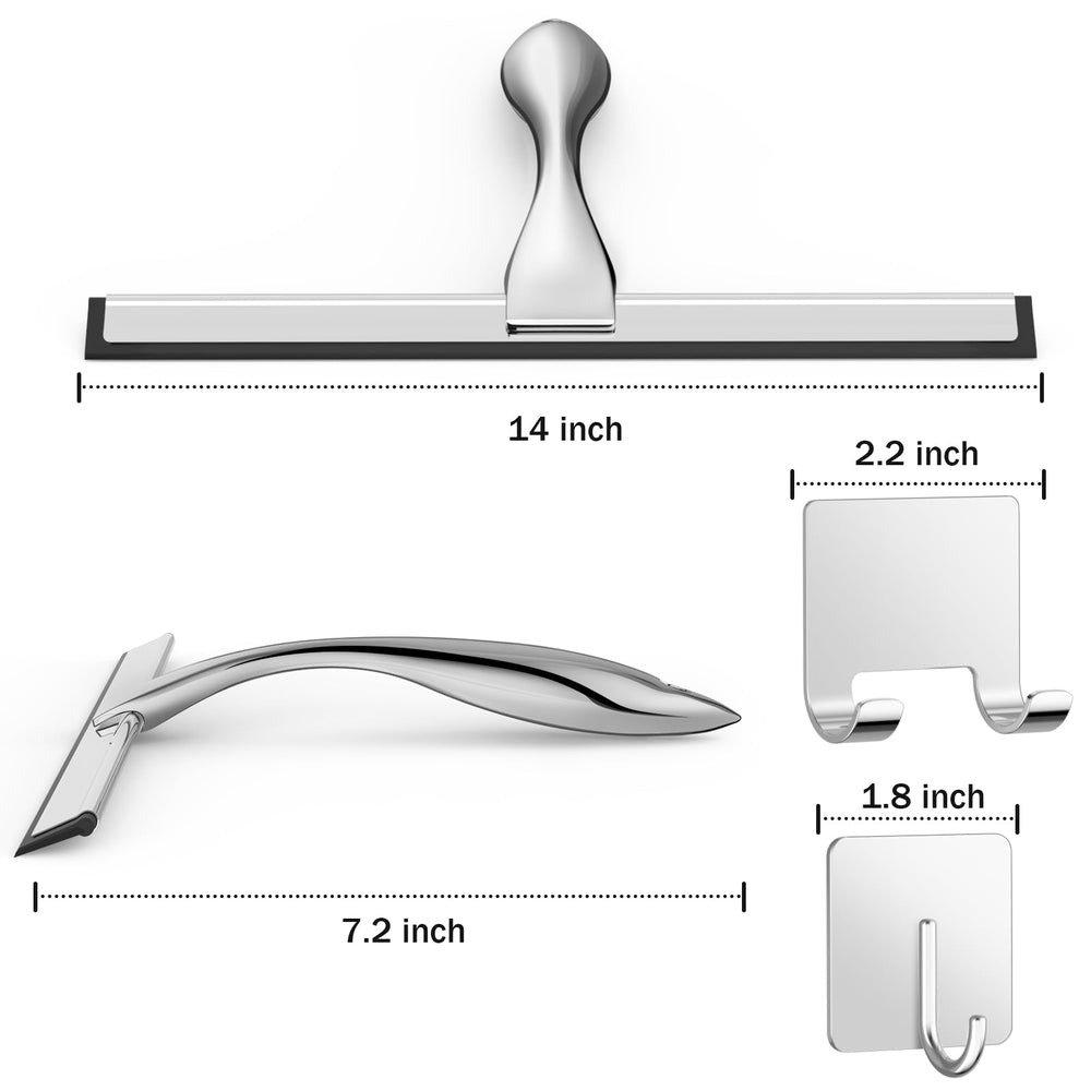 Docrok silicone blade close-up showing flexible edge for thorough water removal