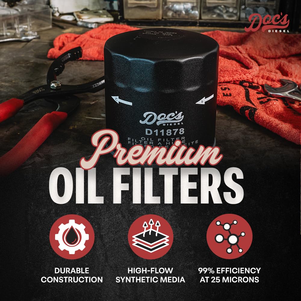 Doc's D11878 filter media offers high-flow filtration for cleaner oil