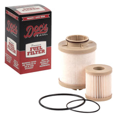 Doc's Auto Parts DCS9667 diesel filter body showing rugged filtration core for clean diesel.