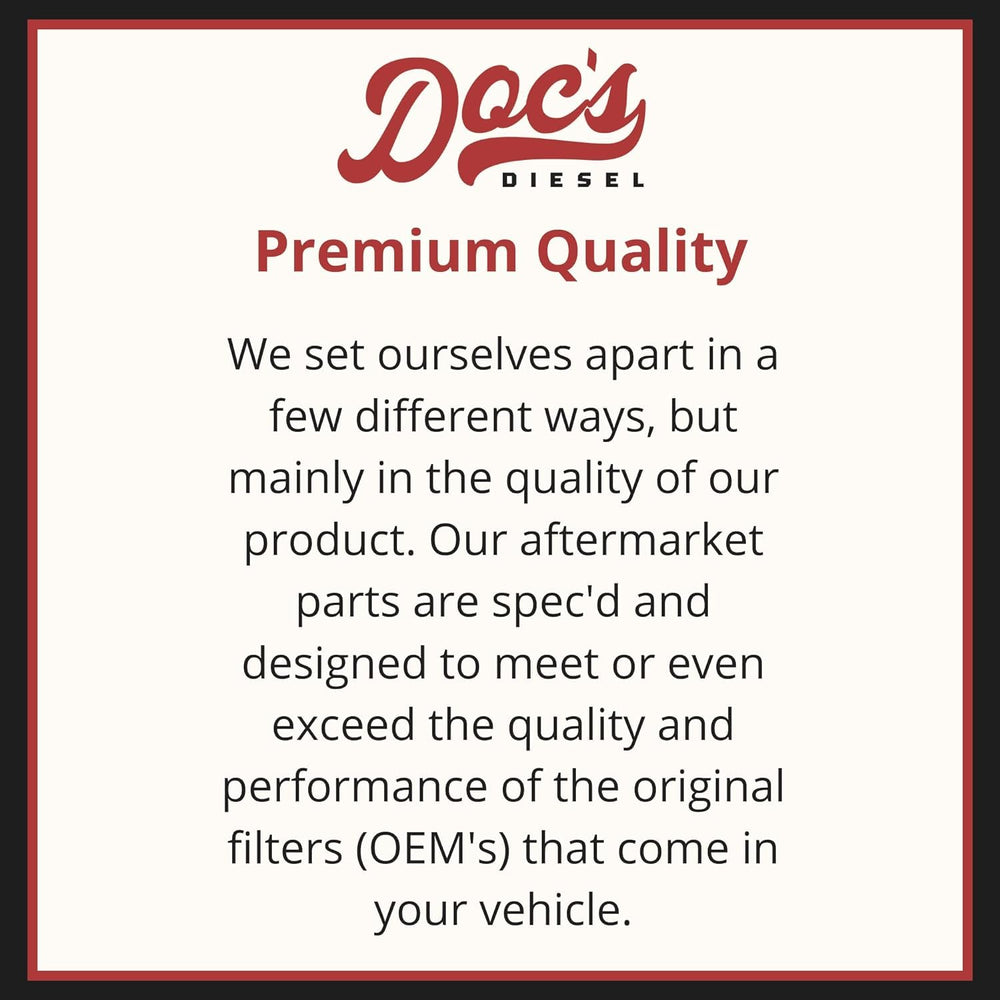 Doc's Auto Parts DCS9667 filter inlet-outlet connections enabling reliable fuel flow.