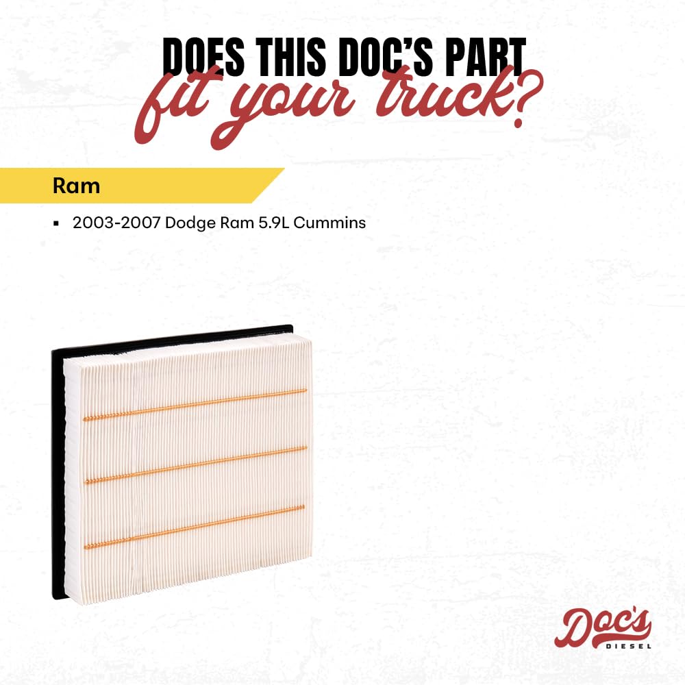 Doc's Auto Parts DPA5512 pleated filter paper core detail