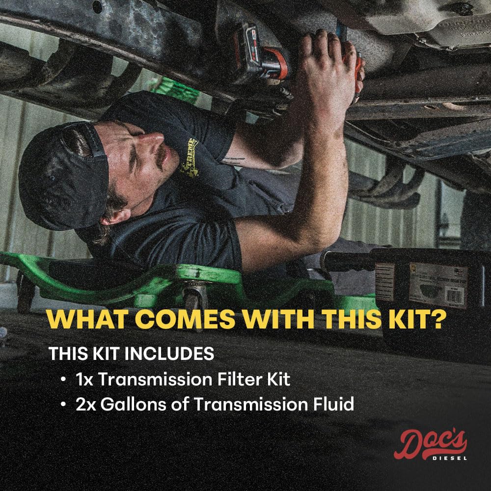 Doc's Auto Parts transmission fluid two gallons ideal for RAM service.