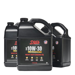 Doc's Diesel 10W-30 bottle front view showing heavy-duty protection