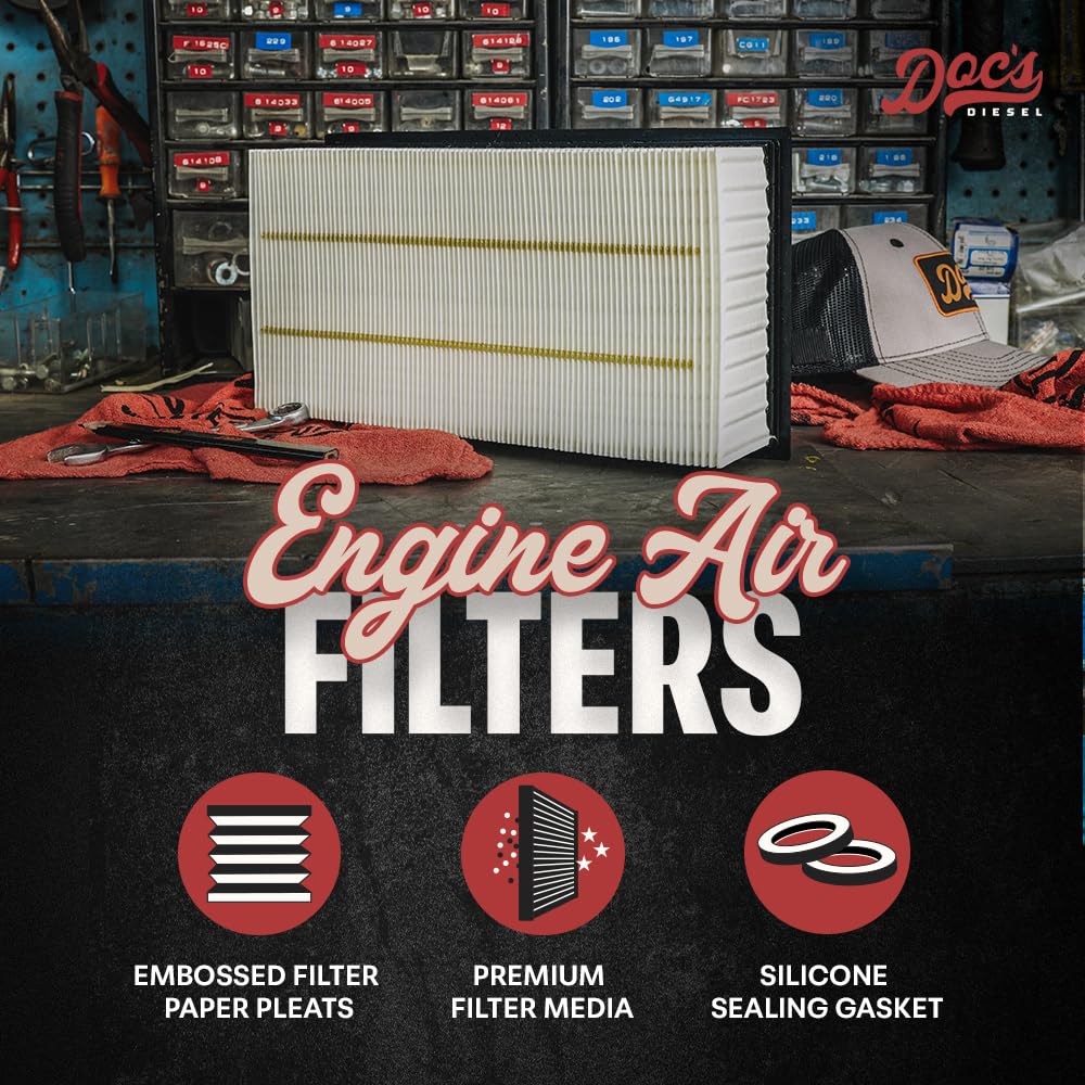 Doc's DPA5446 gasket seal detail ensures a tight fit in dusty conditions
