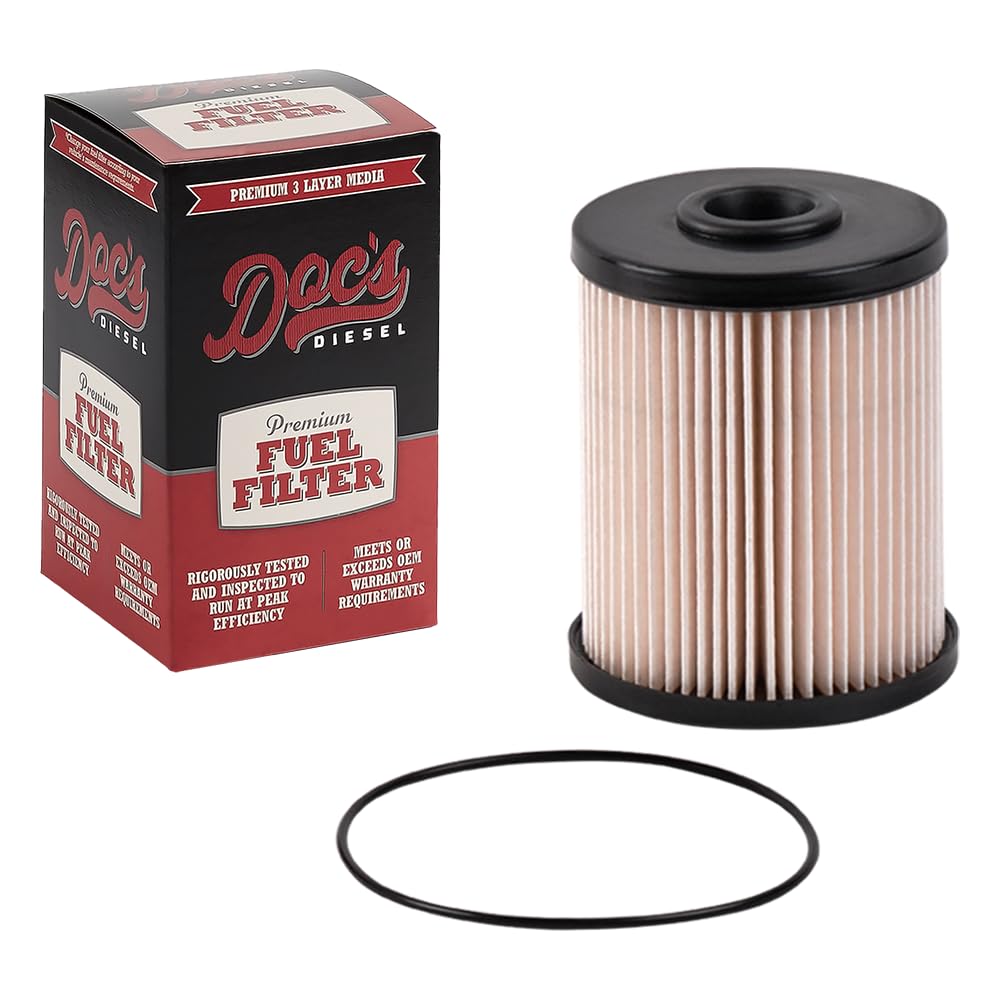 Doc's Diesel Fuel Filter close-up highlighting filtration media protecting fuel quality